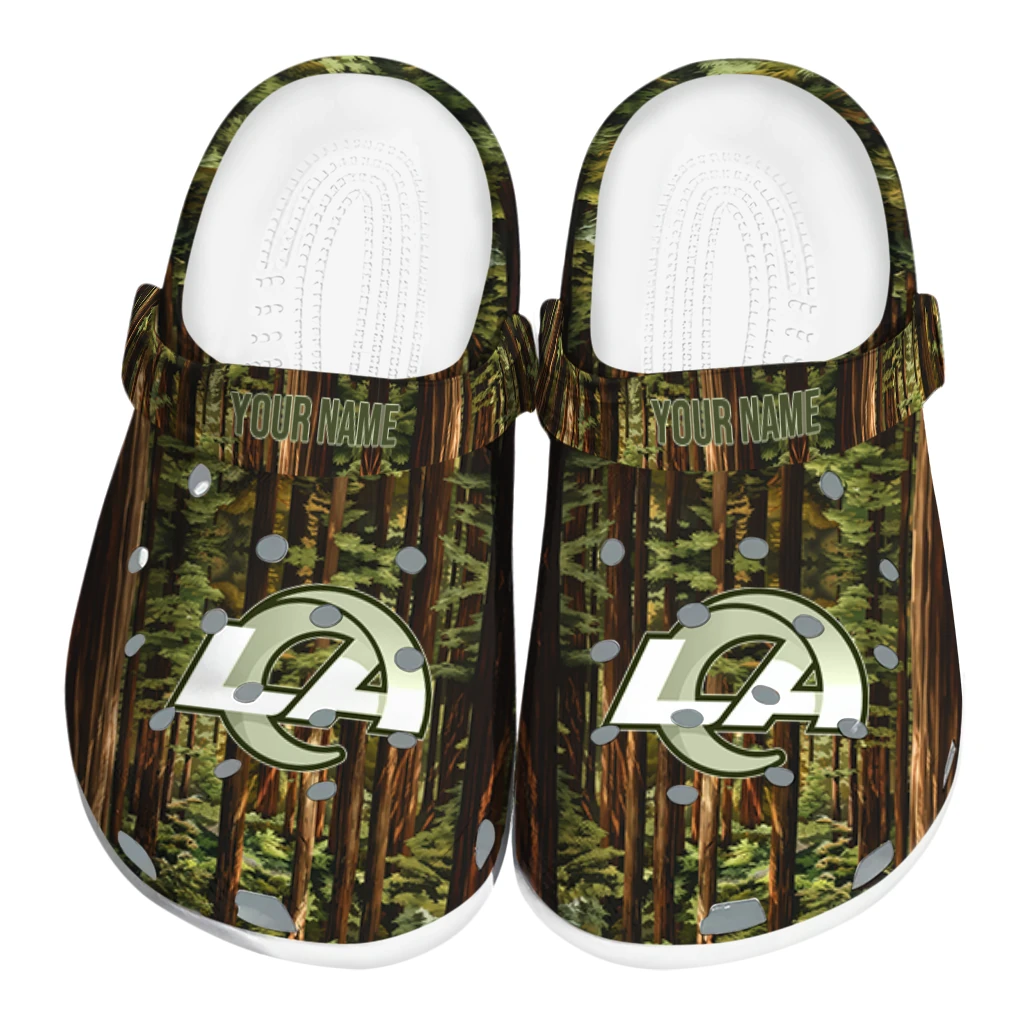 customized los angeles rams woods forest designs clogs best selling customized los angeles rams woods forest designs clogs best selling
