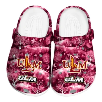 customized louisiana monroe warhawks snowy hills clogs best selling
