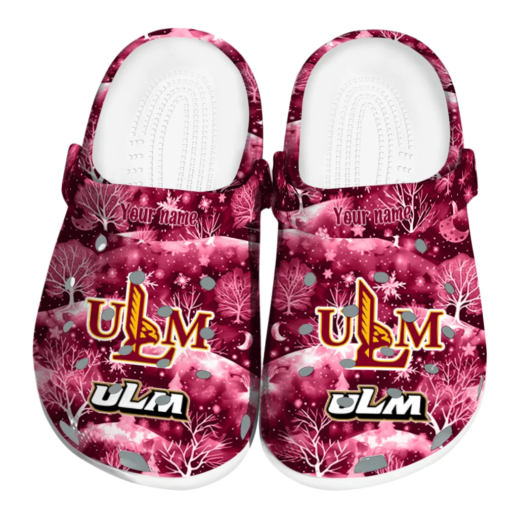 customized louisiana monroe warhawks snowy hills clogs best selling customized louisiana monroe warhawks snowy hills clogs best selling