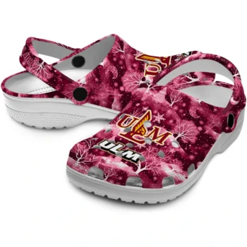 customized louisiana monroe warhawks snowy hills clogs high quality