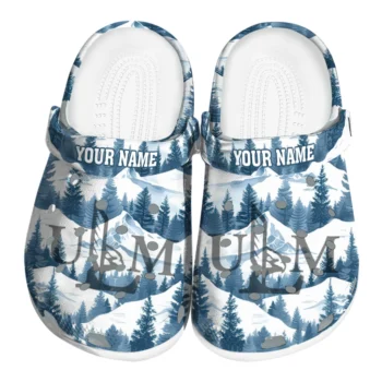 customized louisiana monroe warhawks snowy mountains clogs best selling