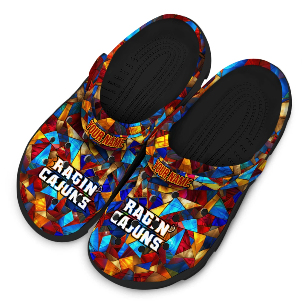 customized louisiana ragin cajuns prism pieces clogs latest model customized louisiana ragin cajuns prism pieces clogs latest model