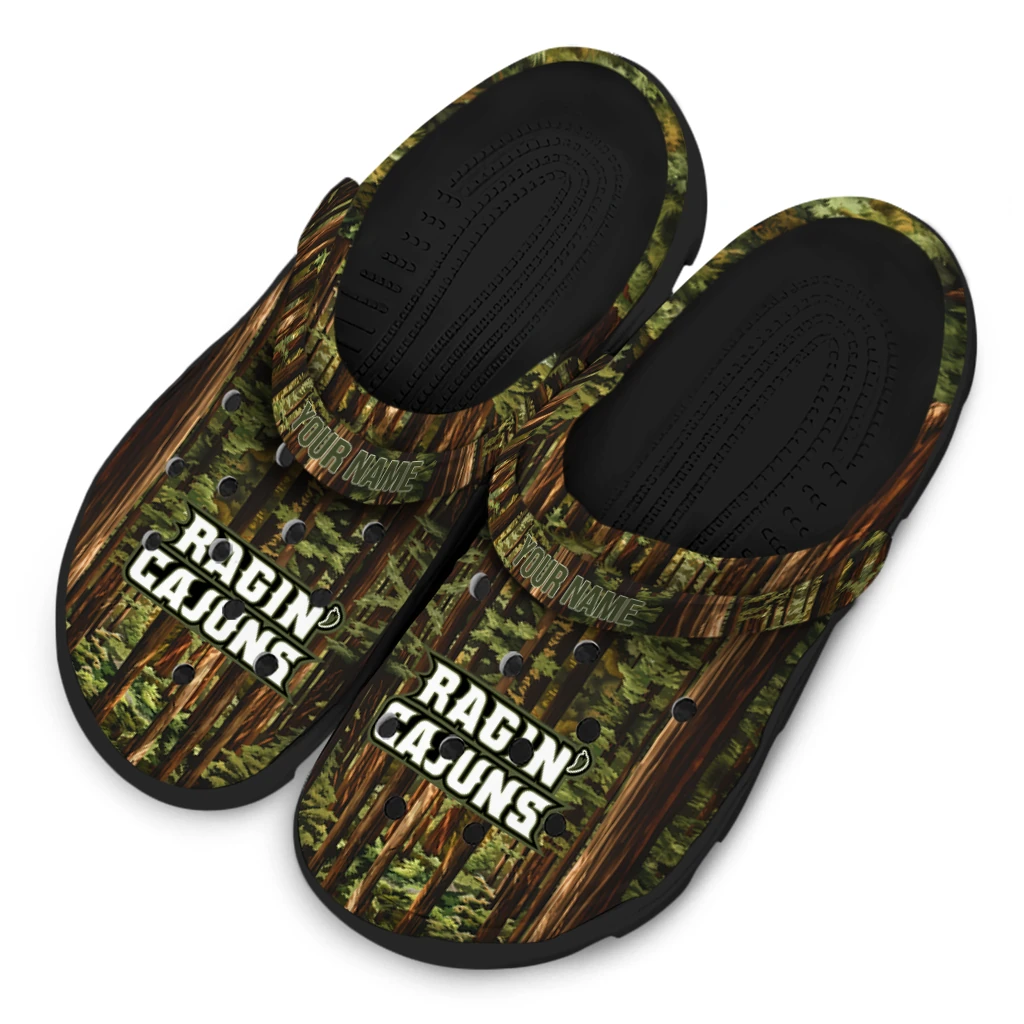 customized louisiana ragin cajuns woods forest designs clogs latest model customized louisiana ragin cajuns woods forest designs clogs latest model