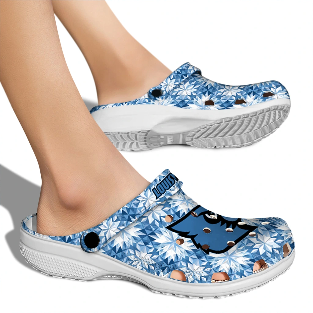 customized louisville cardinals snowflake mosaic clogs fashion forward customized louisville cardinals snowflake mosaic clogs fashion forward