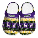 customized lsu tigers christmas motif clogs best selling