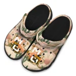 customized marquette golden eagles desert cactus pattern clogs best selling