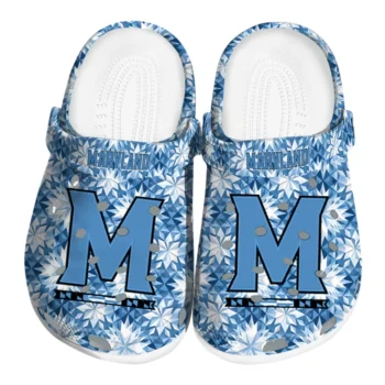 customized maryland terrapins snowflake mosaic clogs best selling