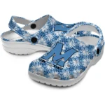 customized maryland terrapins snowflake mosaic clogs best selling