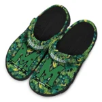 customized maryland terrapins tropical leaves clogs best selling