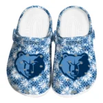 customized memphis grizzlies snowflake mosaic clogs best selling
