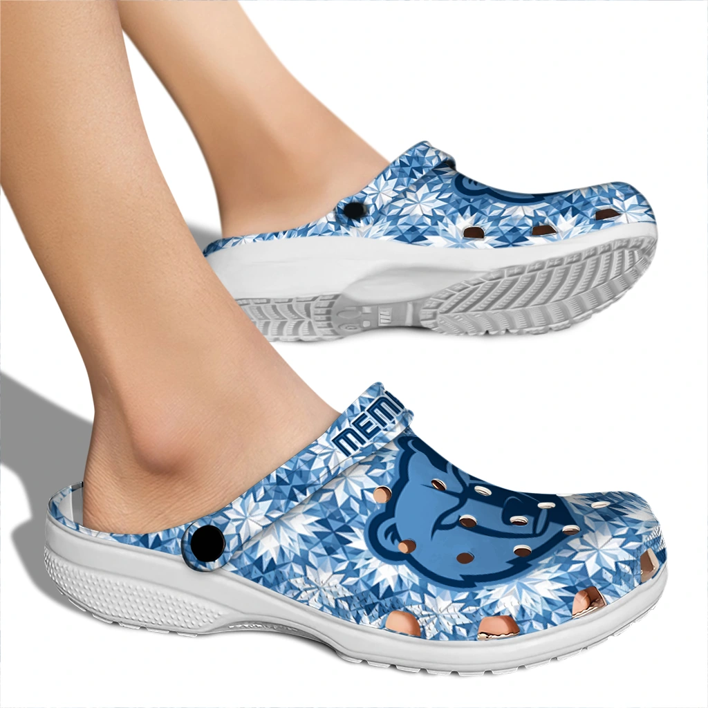 customized memphis grizzlies snowflake mosaic clogs fashion forward customized memphis grizzlies snowflake mosaic clogs fashion forward