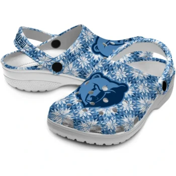 customized memphis grizzlies snowflake mosaic clogs high quality