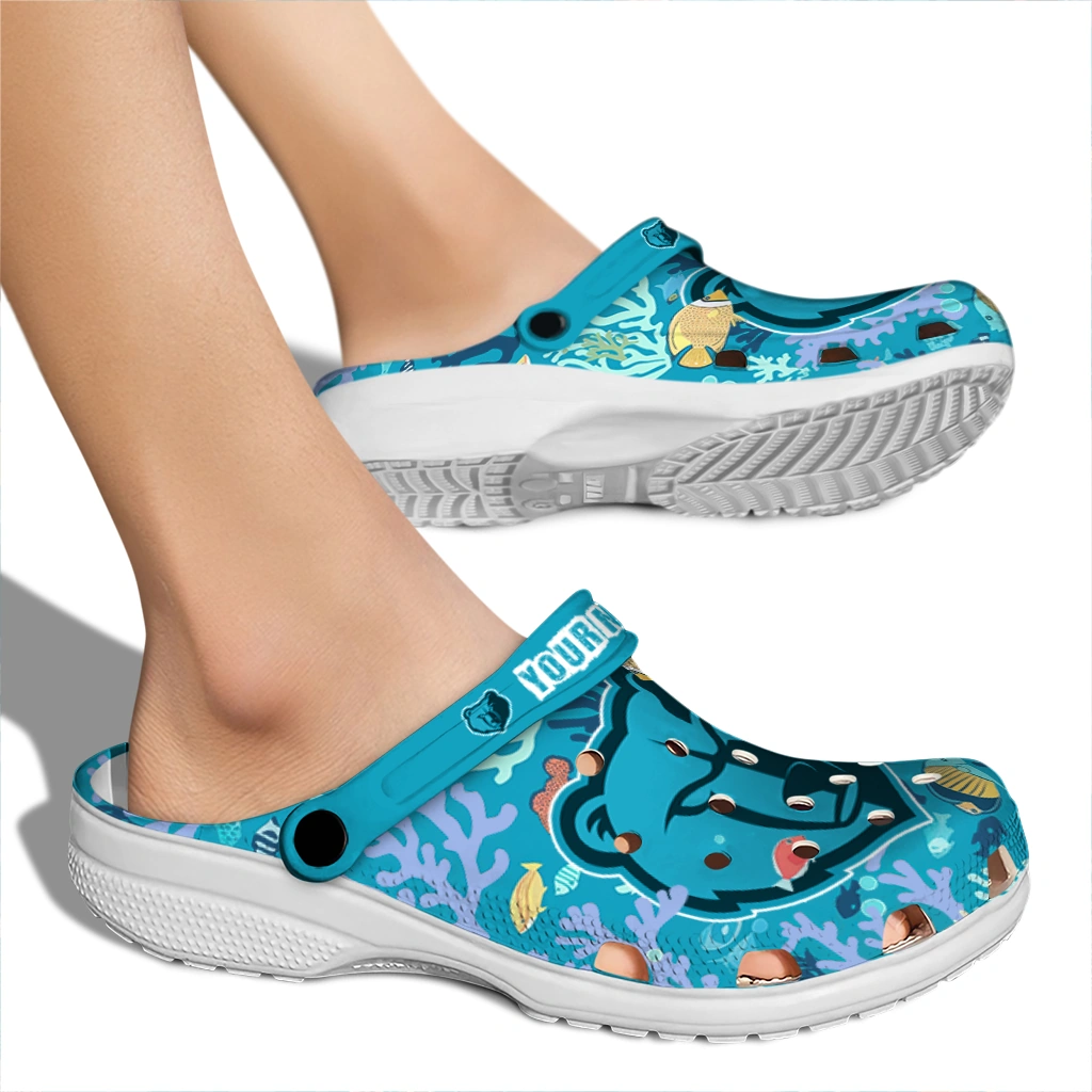customized memphis grizzlies tropical fish ocean clogs fashion forward customized memphis grizzlies tropical fish ocean clogs fashion forward