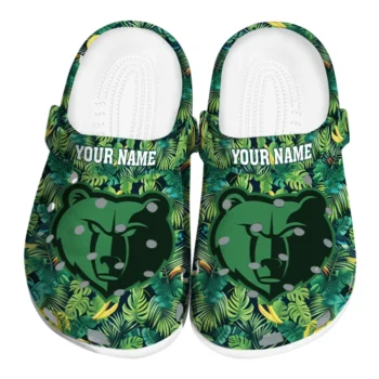 customized memphis grizzlies tropical leaves clogs best selling