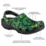 customized memphis grizzlies tropical leaves clogs best selling
