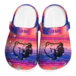 customized memphis grizzlies wavy stripes clogs best selling