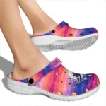 customized miami dolphins wavy stripes clogs best selling