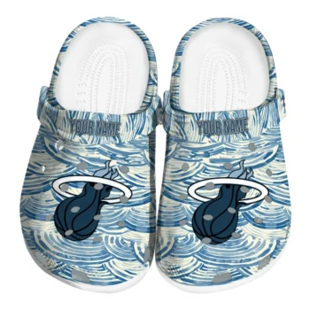 customized miami heat sea swirls clogs best selling