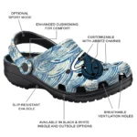 customized miami heat sea swirls clogs best selling