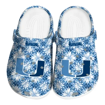 customized miami hurricanes snowflake mosaic clogs best selling