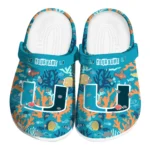 customized miami hurricanes tropical fish ocean clogs best selling
