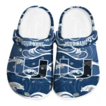 customized miami hurricanes wave flow clogs best selling
