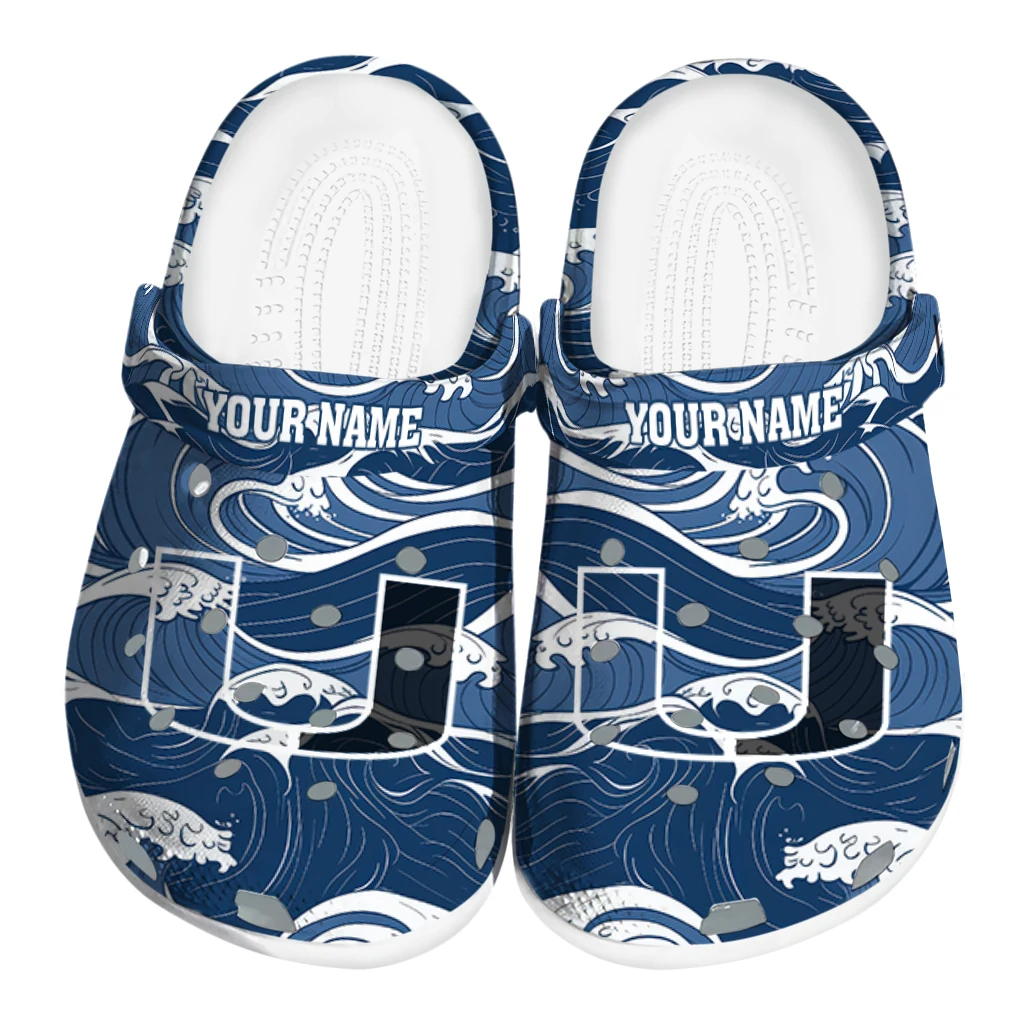 customized miami hurricanes wave flow clogs best selling customized miami hurricanes wave flow clogs best selling