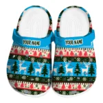 customized miami marlins christmas motif clogs best selling