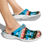 customized miami marlins christmas motif clogs best selling