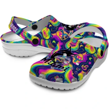 customized miami marlins swirling mushrooms clogs high quality
