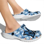 customized miami redhawks snowflake mosaic clogs best selling