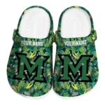 customized miami redhawks tropical leaves clogs best selling