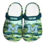 customized michigan wolverines hills illustration clogs best selling