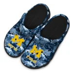 customized michigan wolverines snowy hills clogs best selling