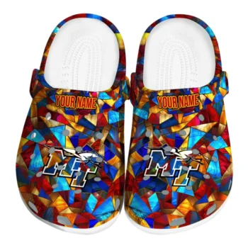 customized middle tennessee blue raiders prism pieces clogs best selling