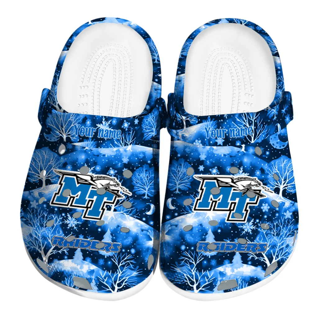 customized middle tennessee blue raiders snowy hills clogs best selling customized middle tennessee blue raiders snowy hills clogs best selling