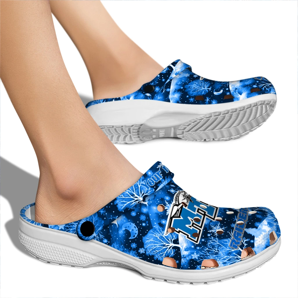 customized middle tennessee blue raiders snowy hills clogs fashion forward customized middle tennessee blue raiders snowy hills clogs fashion forward