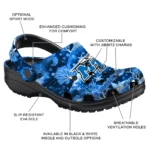 customized middle tennessee blue raiders snowy hills clogs best selling