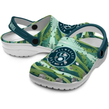 customized milwaukee brewers hills illustration clogs high quality