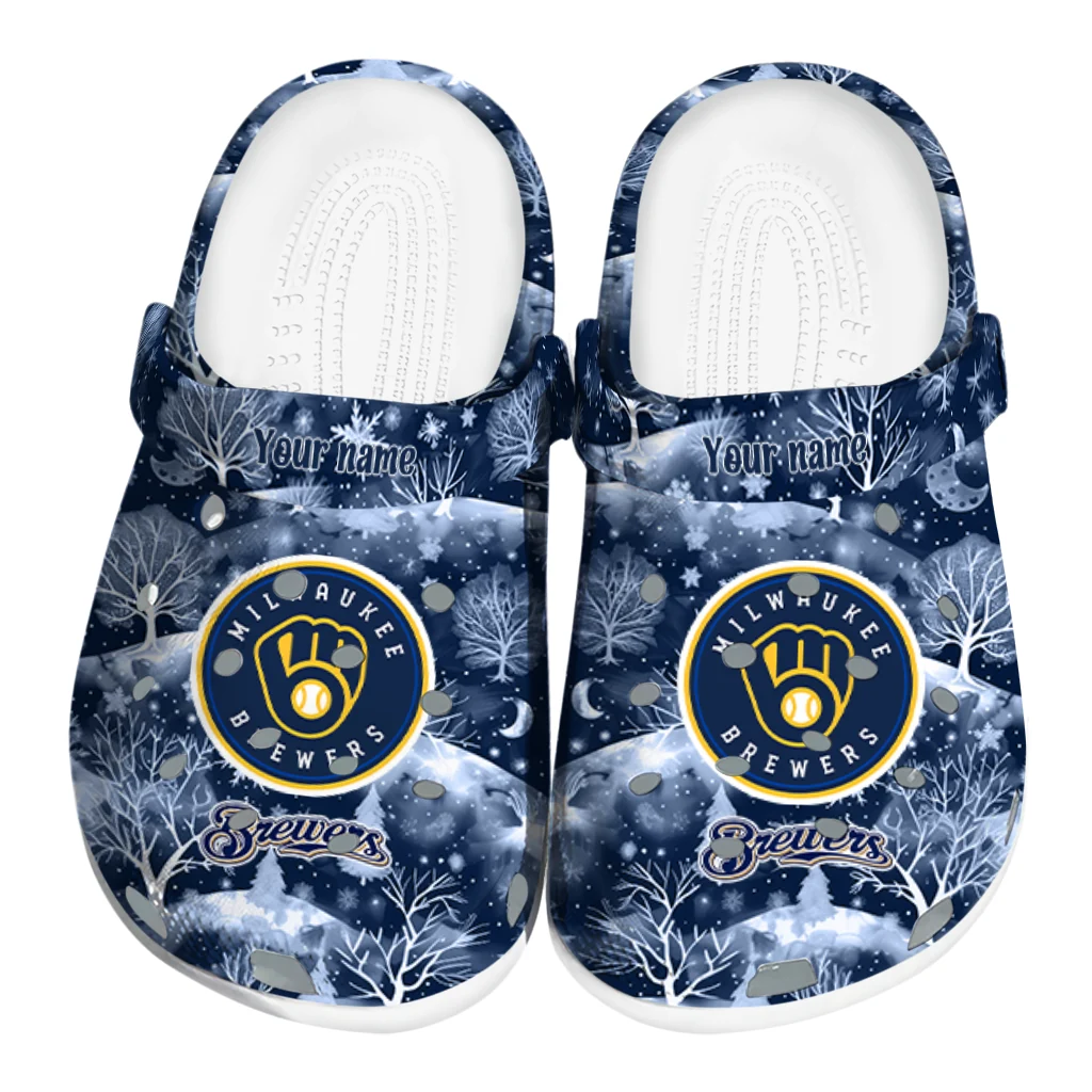 customized milwaukee brewers snowy hills clogs best selling customized milwaukee brewers snowy hills clogs best selling