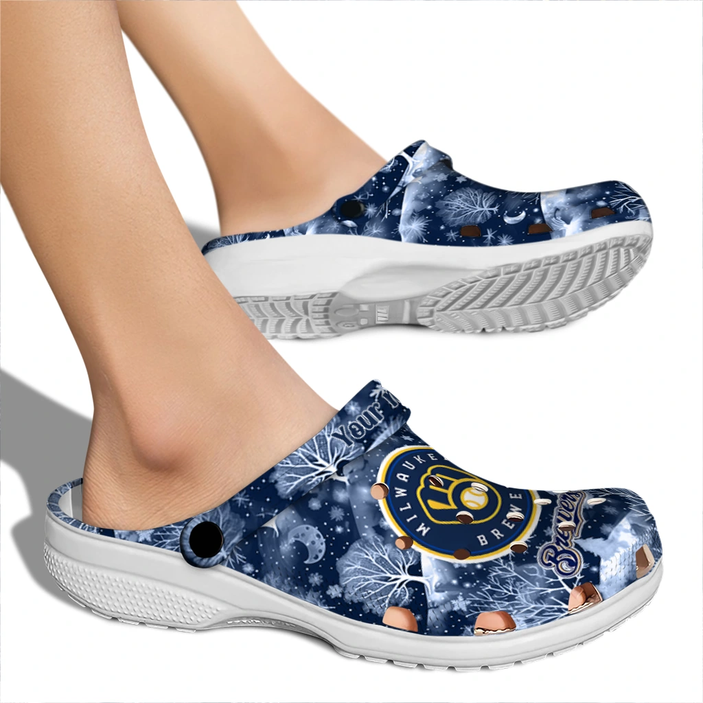 customized milwaukee brewers snowy hills clogs fashion forward customized milwaukee brewers snowy hills clogs fashion forward