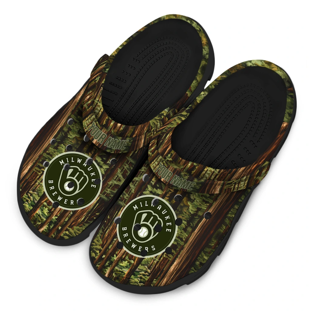 customized milwaukee brewers woods forest designs clogs latest model customized milwaukee brewers woods forest designs clogs latest model
