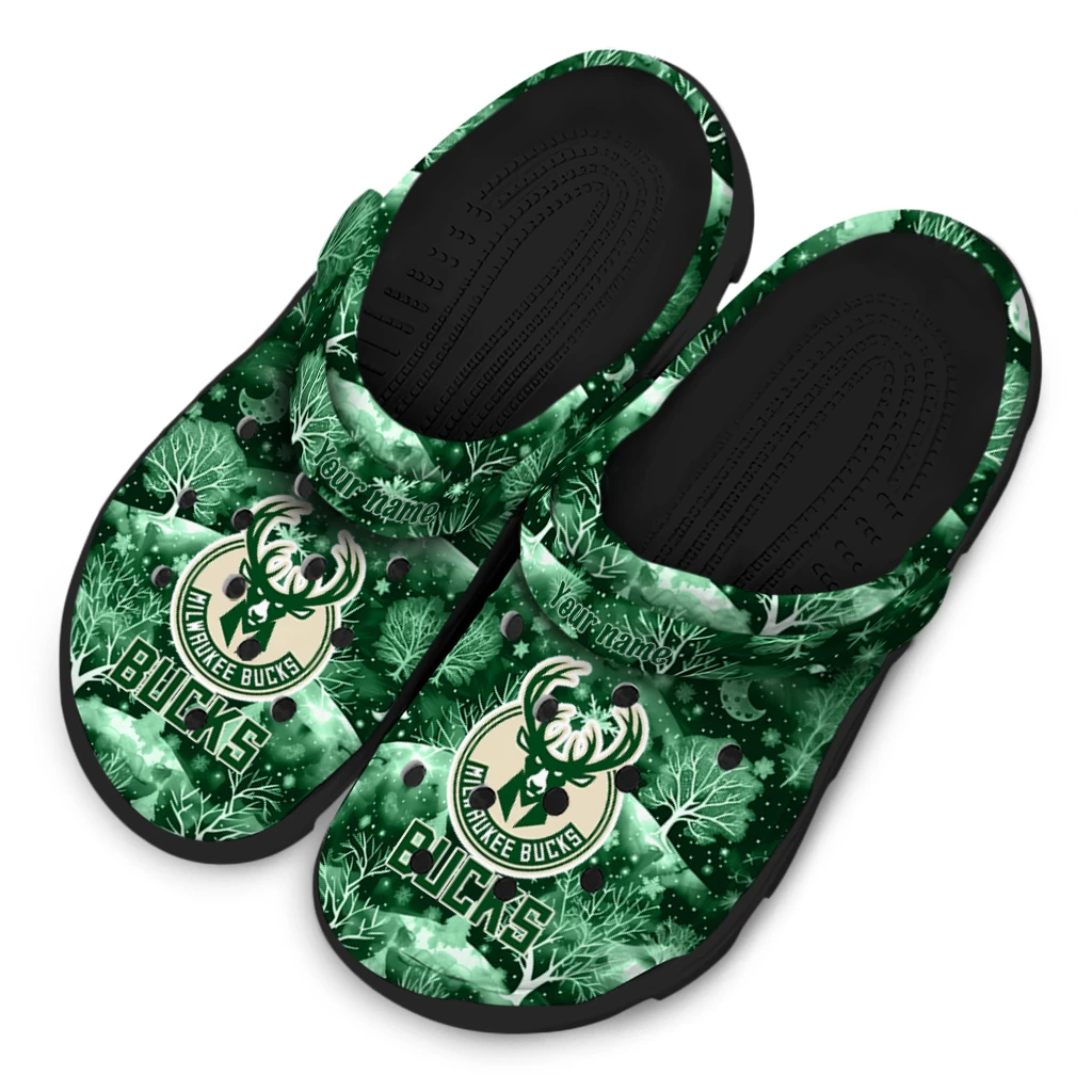 customized milwaukee bucks snowy hills clogs latest model customized milwaukee bucks snowy hills clogs latest model