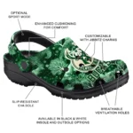 customized milwaukee bucks snowy hills clogs best selling