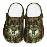 customized milwaukee bucks woods forest designs clogs best selling