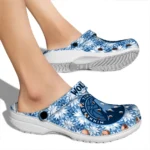customized minnesota timberwolves snowflake mosaic clogs best selling