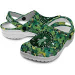 customized minnesota timberwolves tropical leaves clogs best selling