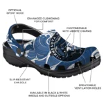 customized minnesota timberwolves wave flow clogs best selling