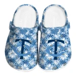 customized minnesota twins snowflake mosaic clogs best selling