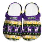 customized minnesota vikings christmas motif clogs best selling